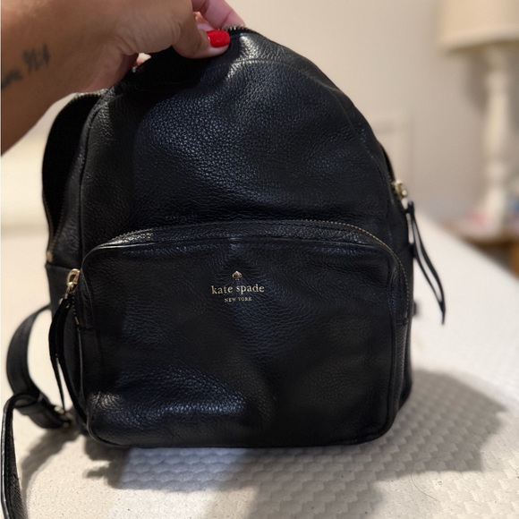 Kate Spade Black Textured Leather Bag - Picture 1 of 4